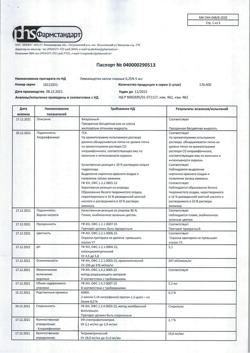 10281-Сертификат Левомицетин, капли глазные 0,25 % 5 мл 1 шт-1
