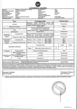 10729-Сертификат Терафлекс, капсулы 500 мг+400 мг 100 шт-2