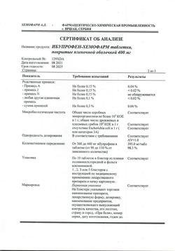 11827-Сертификат Ибупрофен-Хемофарм, таблетки покрыт.плен.об. 400 мг 30 шт-28