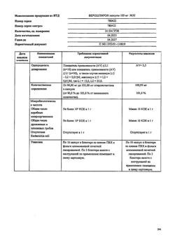 12215-Сертификат Верошпирон, капсулы 100 мг 30 шт-67