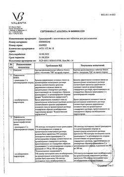 12493-Сертификат Граммидин Нео с анестетиком, таблетки для рассасывания 18 шт-34
