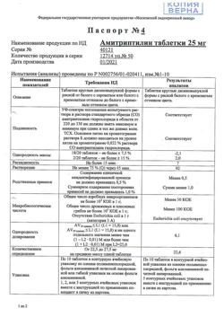 12775-Сертификат Амитриптилин, таблетки 25 мг 50 шт-13