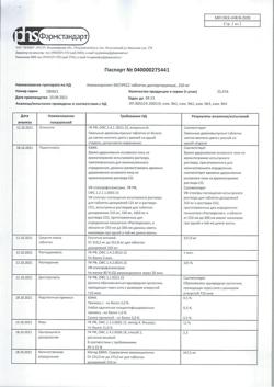 12789-Сертификат Амоксициллин ЭКСПРЕСС, таблетки диспергируемые 250 мг 20 шт-9