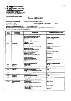 12994-Сертификат Ацетилсалициловая кислота, таблетки 500 мг 20 шт-114