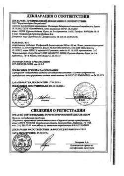 12997-Сертификат Анальгин, таблетки 500 мг 20 шт-95