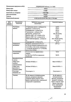 1345-Сертификат Преднизолон, таблетки 5 мг 100 шт-29