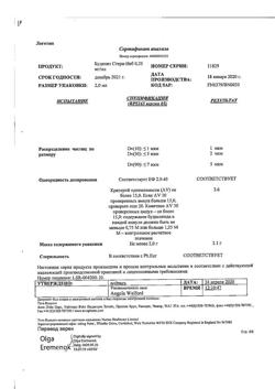 1379-Сертификат Буденит Стери-Неб, суспензия для ингаляций 0,25 мг/мл 2 мл 60 шт-1