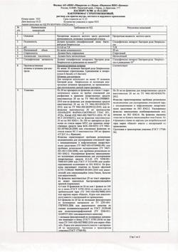 13847-Сертификат Бактериофаг (Стрептофаг), раствор для приема внутрь, местного и наружного применения 20 мл 4 шт-12