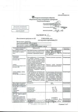 15024-Сертификат Гэвкамен, мазь для наружного применения 25 г 1 шт-4