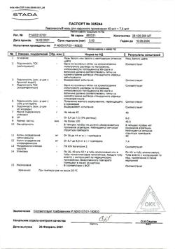 15093-Сертификат Левомеколь, мазь для наружного применения 40 мг/г+7,5 мг/г 40 г 1 шт-21