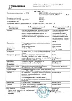 16468-Сертификат Метопролол, таблетки 50 мг 50 шт-15