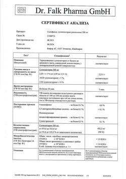 1723-Сертификат Салофальк, суппозитории ректальные 500 мг 30 шт-1