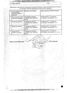 17341-Сертификат Нурофаст Форте, таблетки покрыт.плен.об. 400 мг 20 шт-2