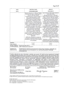 17343-Сертификат Нурофен Форте, таблетки покрыт.об. 400 мг 12 шт-28