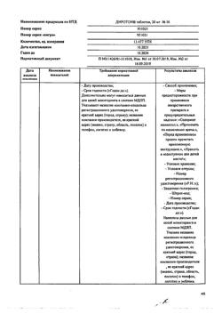 17501-Сертификат Диротон, таблетки 20 мг 56 шт-4