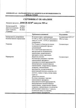 17668-Сертификат Докси-Хем, капсулы 500 мг 30 шт-19