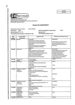 17698-Сертификат Папазол, таблетки 30 мг+30 мг 20 шт-41