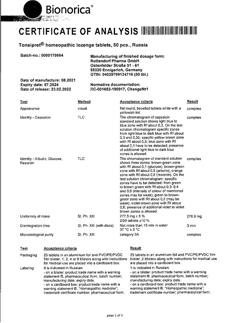 19551-Сертификат Тонзипрет, таблетки для рассасывания 50 шт-4