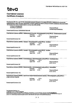 20048-Сертификат Финлепсин, таблетки 200 мг 50 шт-41