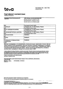 20048-Сертификат Финлепсин, таблетки 200 мг 50 шт-24