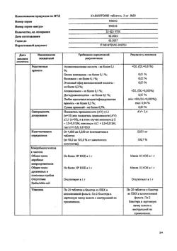 20523-Сертификат Кавинтон, таблетки 5 мг 50 шт-78