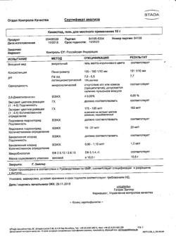 20548-Сертификат Камистад, гель стоматологический 10 г 1 шт-11