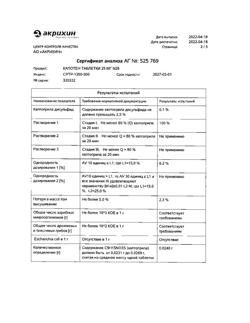 20565-Сертификат Капотен, таблетки 25 мг 28 шт-87