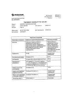 20565-Сертификат Капотен, таблетки 25 мг 28 шт-8