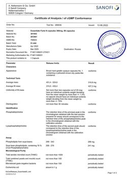 21099-Сертификат Эссенциале форте Н, капсулы 300 мг 90 шт-32