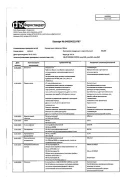 21928-Сертификат Парацетамол, таблетки 500 мг 10 шт-43