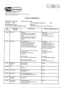 21928-Сертификат Парацетамол, таблетки 500 мг 10 шт-76
