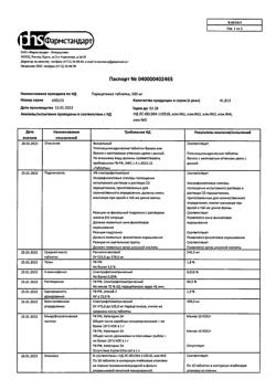 22536-Сертификат Парацетамол, таблетки 500 мг 20 шт-57