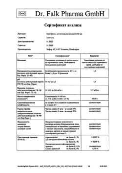 22576-Сертификат Салофальк, суспензия ректальная 4 г/60 мл 60 мл 7 шт-10