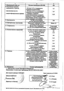 23039-Сертификат Ремаксол, раствор для инфузий 400 мл фл 1 шт-90