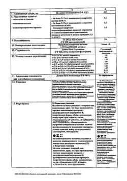 23039-Сертификат Ремаксол, раствор для инфузий 400 мл фл 1 шт-30