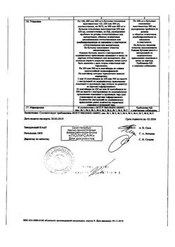 23039-Сертификат Ремаксол, раствор для инфузий 400 мл фл 1 шт-81