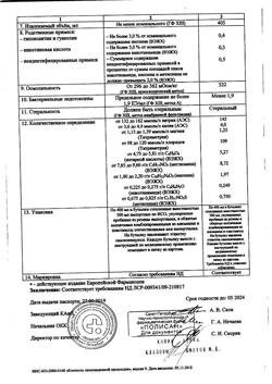 23039-Сертификат Ремаксол, раствор для инфузий 400 мл фл 1 шт-4