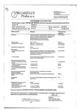 23177-Сертификат Урсосан Форте, таблетки покрыт.плен.об. 500 мг 100 шт-10