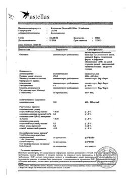 23210-Сертификат Флемоксин Солютаб, таблетки диспергируемые 500 мг 20 шт-1