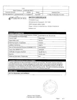 23841-Сертификат Когитум, раствор для приема внутрь 25 мг/мл 10 мл амп 30 шт-34