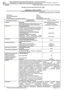 23858-Сертификат Метформин, таблетки 500 мг 60 шт-9