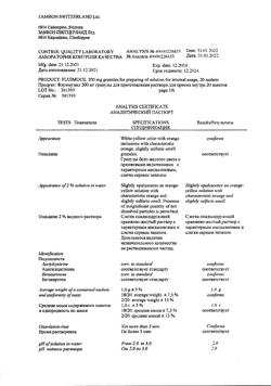 24350-Сертификат Флуимуцил, гранулы д/приг раствора для приема внутрь 200 мг саше 20 шт-16