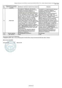 24480-Сертификат Левомицетин Актитаб, таблетки покрыт.плен.об. 500 мг 10 шт-13