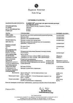 25444-Сертификат Кавинтон, концентрат д/приг раствора для инфузий 5 мг/мл 5 мл 10 шт-58