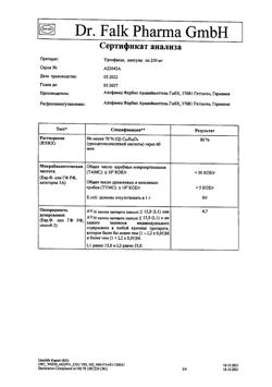 25841-Сертификат Урсофальк, капсулы 250 мг 50 шт-37