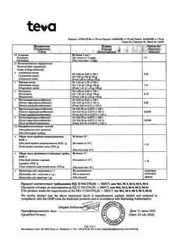 26100-Сертификат Алмагель А, суспензия для приема внутрь 170 мл 1 шт-75