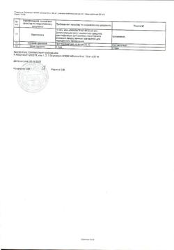 26255-Сертификат Эналаприл-ФПО, таблетки 20 мг 20 шт-6