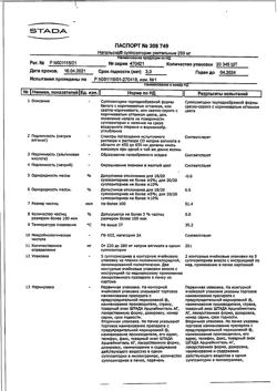 26582-Сертификат Натальсид, суппозитории ректальные 250 мг 10 шт.-21