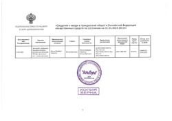 26633-Сертификат Диспорт, лиофилизат д/приг раствора для иньекций 500 ед 1шт-6