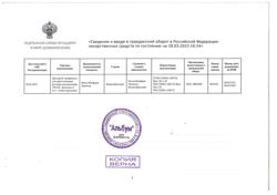 26633-Сертификат Диспорт, лиофилизат д/приг раствора для иньекций 500 ед 1шт-4